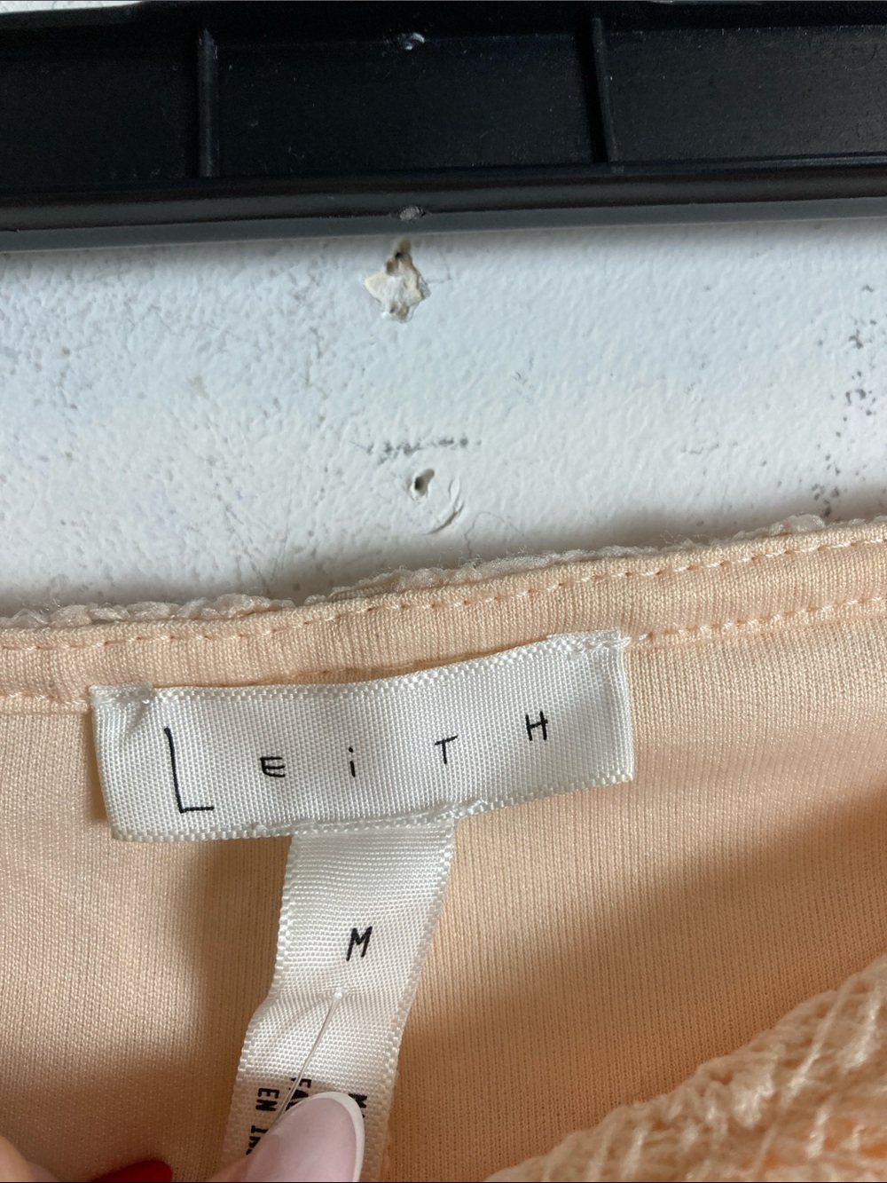 Leith Cream Crochet Pencil Skirt - Picture 2 of 4